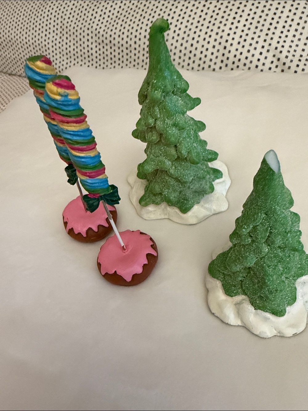 Miniature Dr. Seuss Grinch Village Accessories From Lemax.